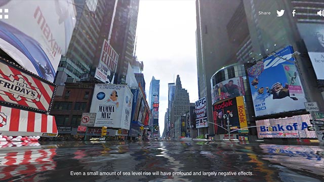 New York flooded