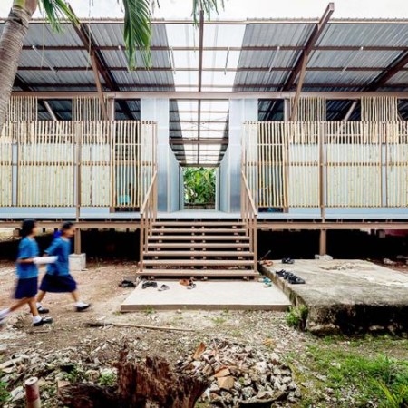 Baan Honghua school by Jun Sekino. Photography © Spaceshift Studio